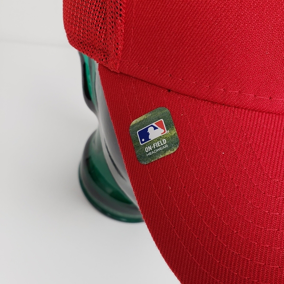 New Era Red Washington Nationals 2023 Batting Practice 39THIRTY Flex Hat L / XL - Picture 12 of 15